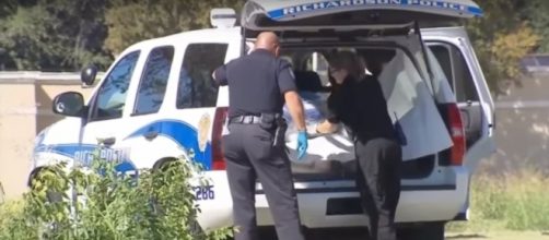 Police search for missing toddler Sherin Mathews. (Image Credit: CBSDFW/YouTube)