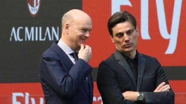 Marco Fassone e Vincenzo Montella