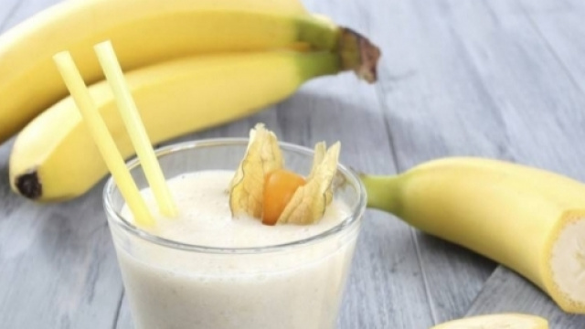 Un esempio di colazione con le banane