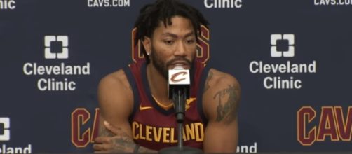 Derrick Rose will miss the Cavs&rsquo; game vs. the Magic with an ankle sprain &ndash; [image credit: Ximo Pierto/Youtube]