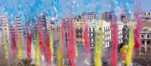 La Masclet&agrave; de las Fallas de Valencia