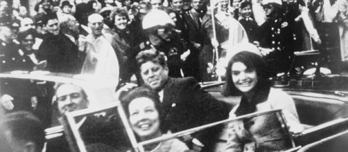 President Kennedy moments before assassination [image courtesy Victor/YouTube]