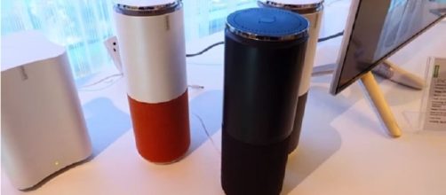 Harmon Kardon Invoke speaker with Cortana launched for $199. Image credit:Engadget/YouTube screenshot.