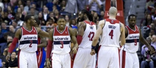 Pistons at Wizards 1/18/14. [Keith Allison, Flickr]