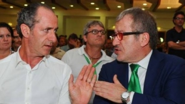 I governatori delle Regioni Veneto e Lombardia, Luca Zaia e Roberto Maroni