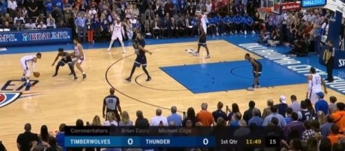 Timberwolves celebrate the win: Image Credit: Ximo Pierto/Youtube