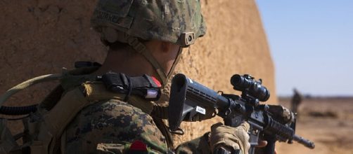 Marine in Afghanistan [image courtesy Defense Department wikimedia commons]