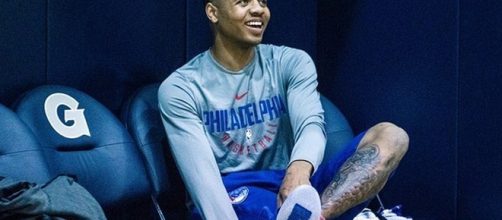 Markelle Fultz has been playing below par and may be possibly hiding another injury/ photo from @markellefultz/ Instagram