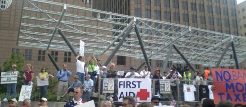 Tea Party Rally Houston Texas 2010. [Image Credit: Mark R. Whittington]