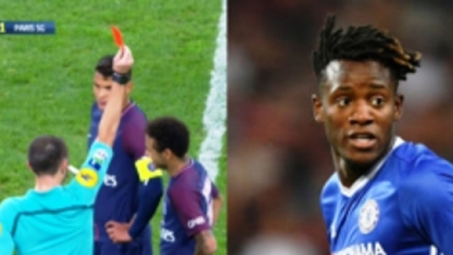 L'&eacute;norme r&eacute;action de Michy Batshuayi sur Twitter apr&egrave;s l'expulsion de Neymar !