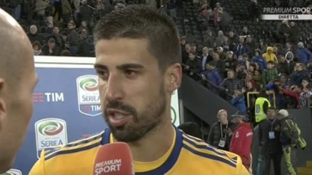 Sami Khedira, centrocampista della Juventus