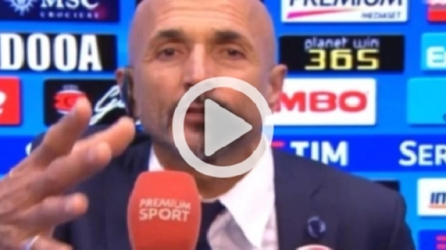 Spalletti show dopo Napoli-Inter