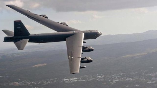 Un bombardiere B52 inattivo dai tempi della Guerra Fredda