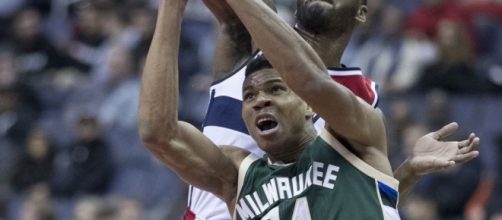 Giannis Antetokounmpo | Image via Keith Allison/Flickr