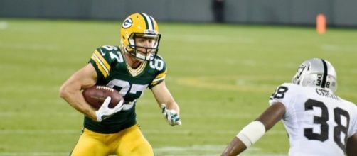 Jordy Nelson | Jordy Nelson jukes after catching a pass. Oak&hellip; | Flickr - flickr.com