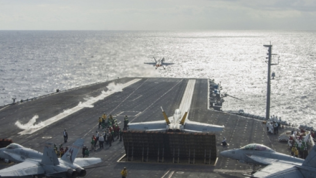 Dove sono le portaerei americane nel mondo - geopoliticalcenter.com