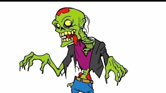 Immagine di uno zombi, i morti viventi che terrorizzano gradi e piccini.