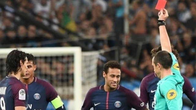 Neymar expuls&eacute; pour son premier OM-PSG - leparisien