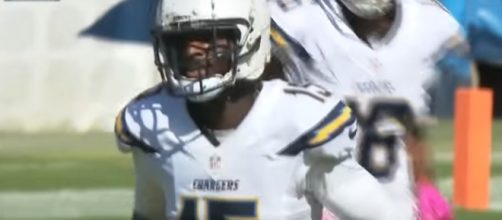 Dontrelle Inman Speeds Past the Saints for a 57-Yard TD. [Image via YouTube/NFL]