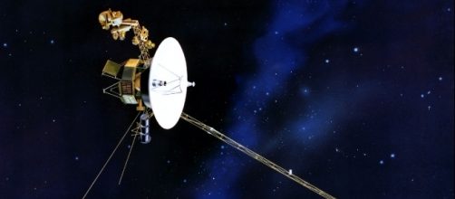 Representa&ccedil;&atilde;o art&iacute;stica da sonda Voyager I