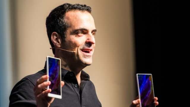Hugo Barra, ex di Google, a un evento di presentazione per Xiaomi