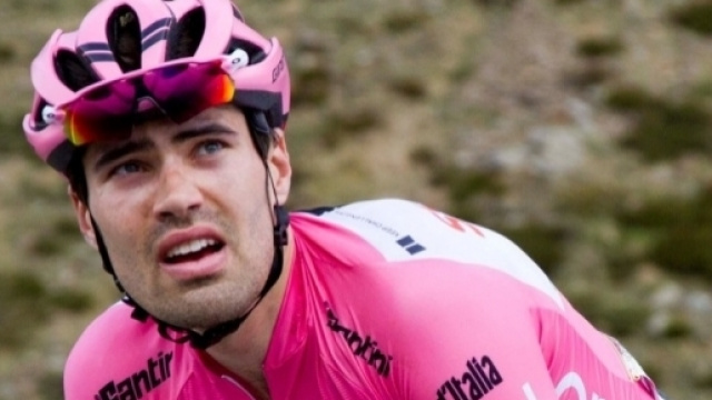 Tom Dumoulin, maglia rosa all'ultimo Giro d'Italia