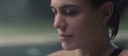 Face ID projects 30,000 dots of invisible IR light in order to identify a user's face. [Image via Apple/YouTube screencap]