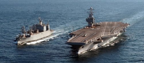 USS Theodore Roosevelt in Atlantic Ocean. (Image courtesy of Randall Damm &ndash; Wikimedia Commons)