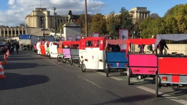 Paris: la police s'en prend aux tricycles touristiques &copy;Pr&eacute;fecture de Police
