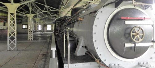 SAR Class 24 #3638 sits at the old Lower Sabi (now Skukuza) Image credit - J. Fliwers (Own Work)