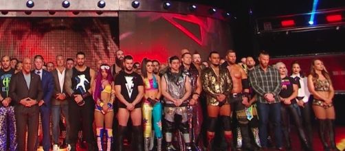 Three WWE superstars were released by WWE on Sunday. [Image via WWE/YouTube screencap]