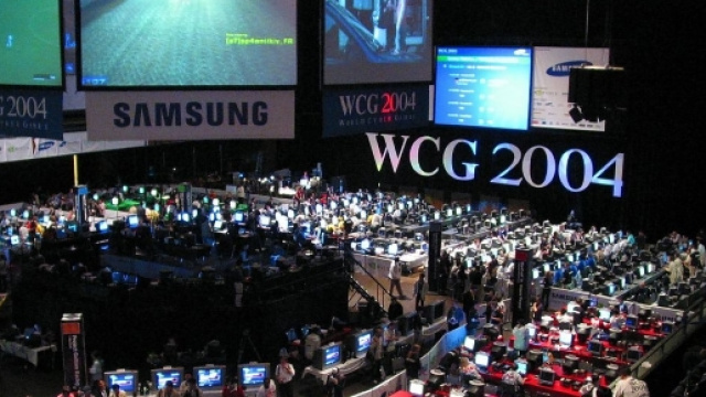 Il World Cyber Game 2004. L'arena.