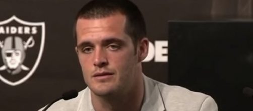 Derek Carr recently signed a five-year deal worth $125 million with the Raiders. (Image Credit: NFL/YouTube)