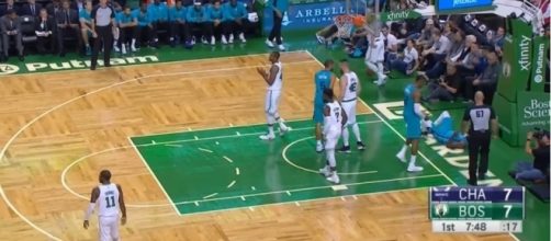 Image via Youtube channel: NBA Conference #BostonCeltics #CharlotteHornets