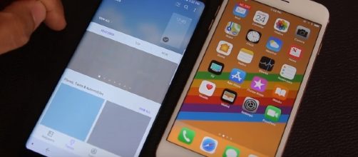 iPhone 8 Plus vs Samsung Galaxy Note 8 - YouTube/sakitech Channel