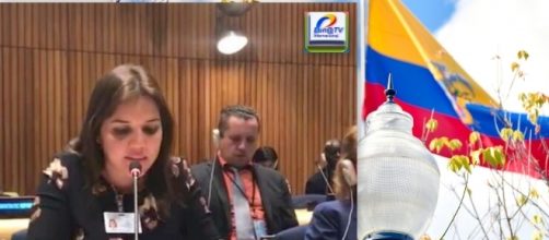 La nueva Vicepresidenta (encargada) del Ecuador Mar&iacute;a Alejandra Vicu&ntilde;a