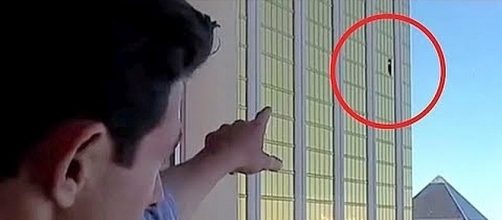 Mandalay Bay Hotel where shooter was [Image Credit: Right Wing/YouTube screenshot]