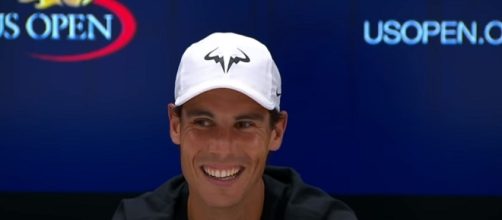 Rafael Nadal during a press conference at the 2017 US Open/ [Image via US Open Tennis Championships/YouTube screenshot]