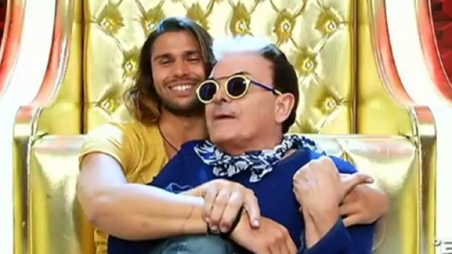 Cristiano Malgioglio con Luca Onestini