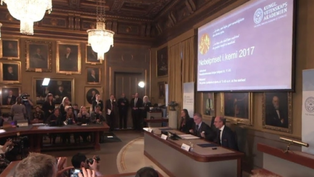 Le Prix Nobel de Chimie remis aujourd'hui &agrave; trois chercheur pour leurs travaux sur la cryo-microscopique &eacute;lectronique