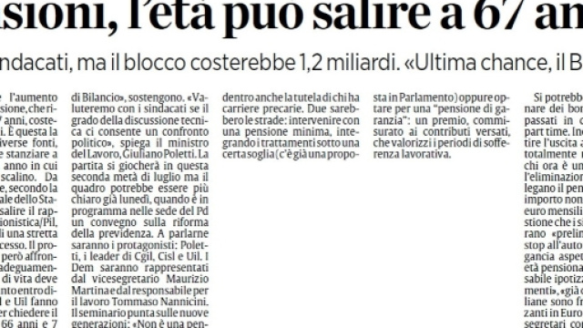 Aumento dell'et&agrave; pensionabile ma non per tutti, ecco i salvaguardati