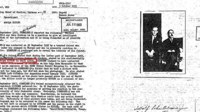 Hitler ancora vivo nel 1955&rdquo;. Il file della Cia che potrebbe ... - lastampa.it