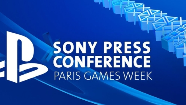 Logo della conferenza della Sony alla Paris Games Week