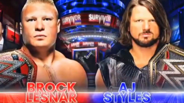 Main event di Survivor Series 2017 (foto WWE)