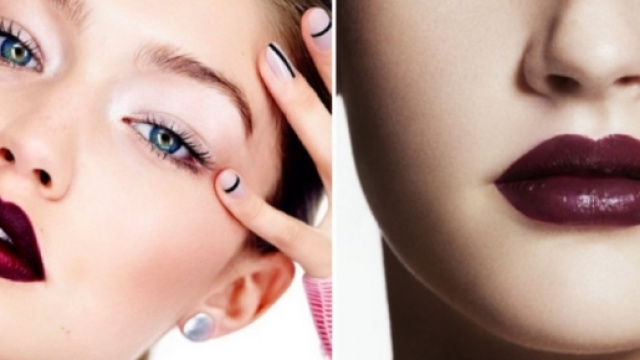 Tendenze trucco autunno/inverno 2017: labbra scure