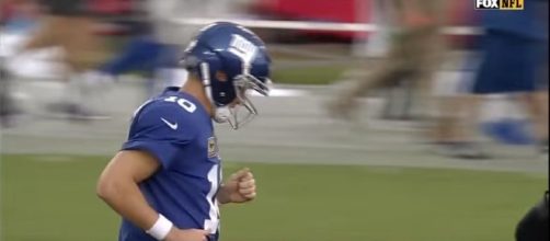 Eli Manning of the New York Giants. [Image Credit: NFL/YouTube]