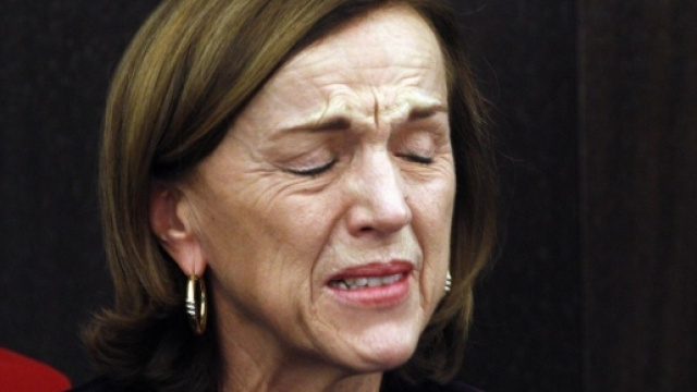 La ministra Fornero in lacrime quando present&ograve; la sua Riforma