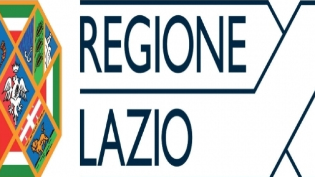 Logo della Regione Lazio, che &egrave; tra le prime in Italia a raddoppiare i compensi per gli stagisti.