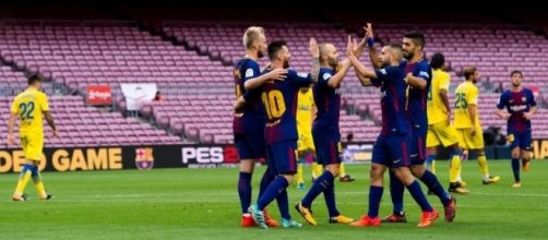 El Barcelona gole&oacute; 3-0 a La Palmas en un Camp Nou sin p&uacute;blico