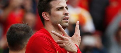 Gerard Piqu&eacute; en la Eurocopa de Francia